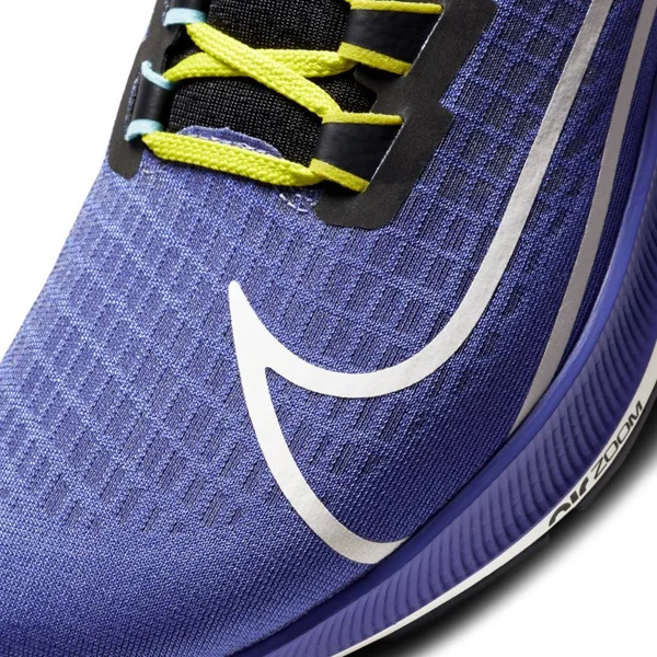 Nike Unisex Air Zoom Pegasus 37 A.I.R. Chaz Bundick Running Shoes in Blue Size 14.0