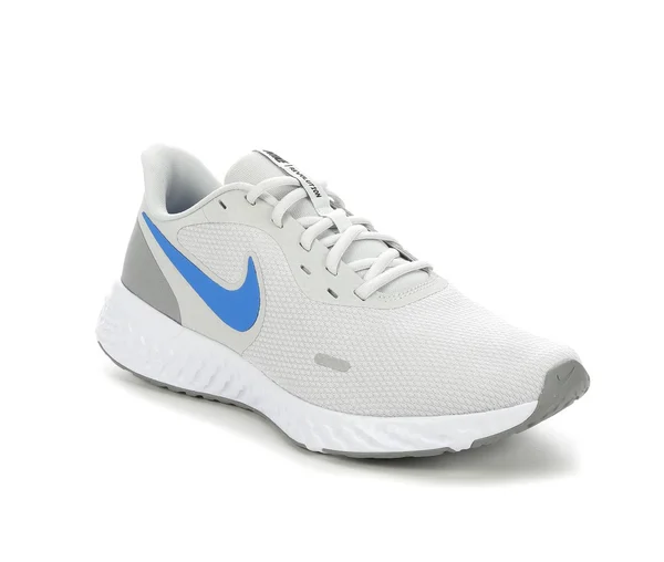 Men's Nike Revolution 5 Running Shoes in Grey/Blue/White Size 7 Medium
