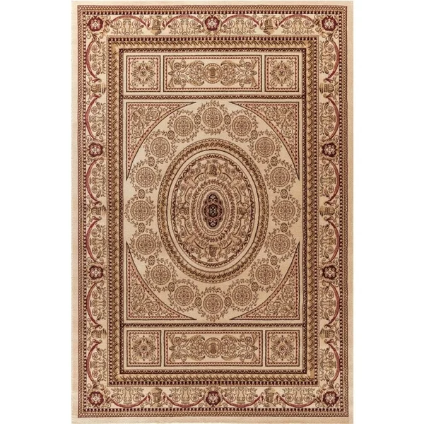 Concord Jewel Aubusson Rug Ivory