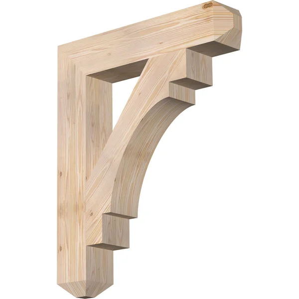 5 1/2x22W x 30x22D x 36x22H Merced Craftsman Smooth BRACKET, Douglas Fir