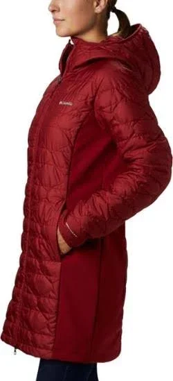Columbia Women's Seneca Basin Mid Hybrid Jacket - Xs - Beet