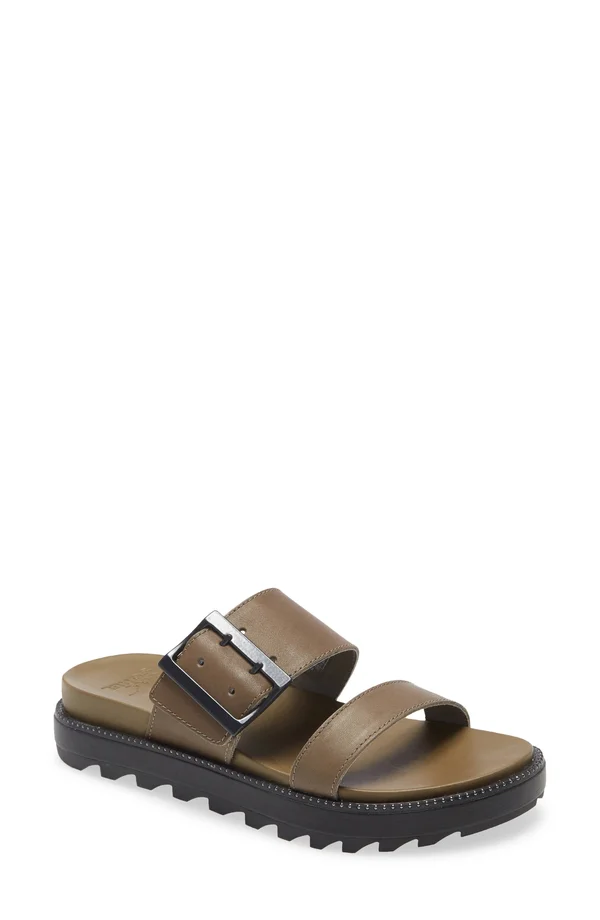 Sorel Women's Roaming Buckle Slide - 5 - Sage