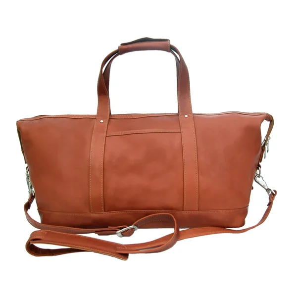 Piel Leather Medium Classic Carry-On Satchel - Saddle