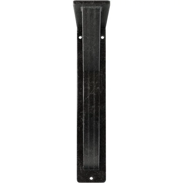 Miller Wrought Iron Bracket Antiqued Silver 2x22W x 7 1/2x22D x 10x22H - (Triple Center Brace)