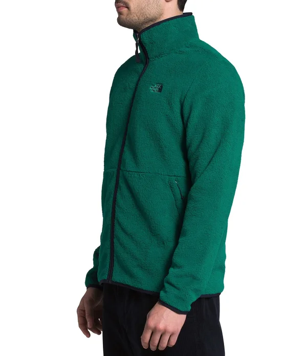 The North Face Dunraven Sherpa Full Zip - Men's L Evergreen/Aviator Navy