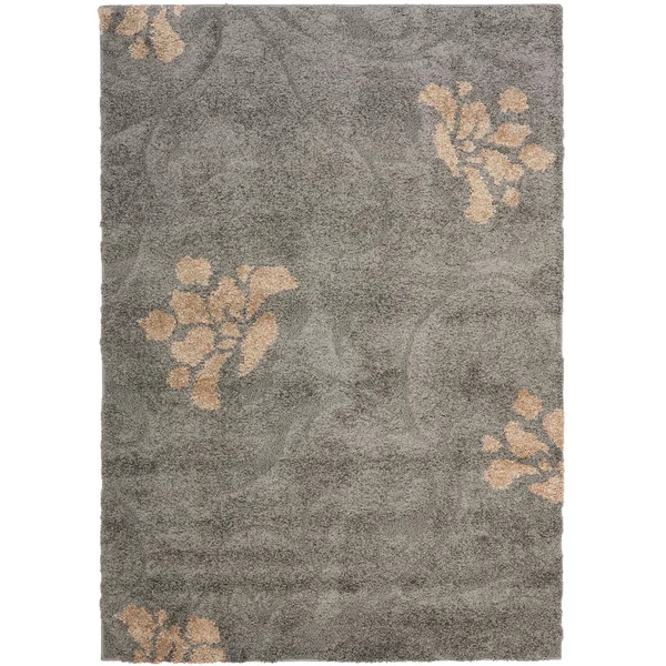 Safavieh Florida Shag Grey & Beige 2&-3x22 x 11& Rug