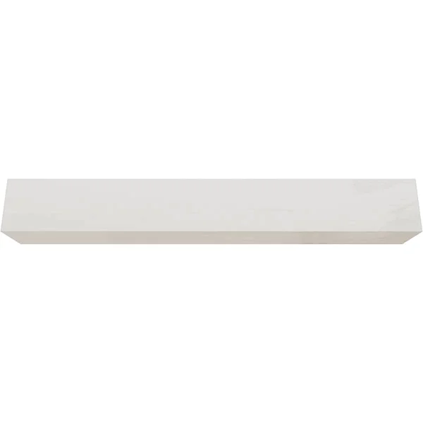 Ekena Millwork MANUSM06X10X48UN 6x22H x 10x22D x 48x22W Smooth Faux Wood Fireplace Mantel - Factory Prepped, Ready for Paint