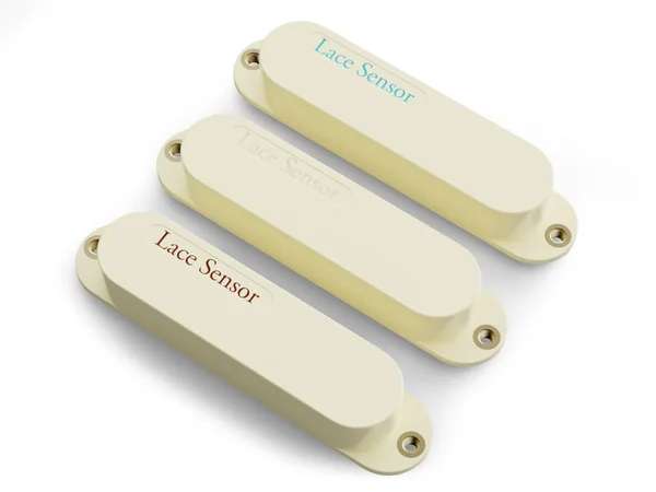 Lace Sensor Blue Fire Single Coil Pickup 3- Pack White