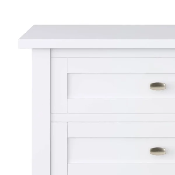 24x22 Norfolk Solid Wood Nightstand White - Wyndenhall