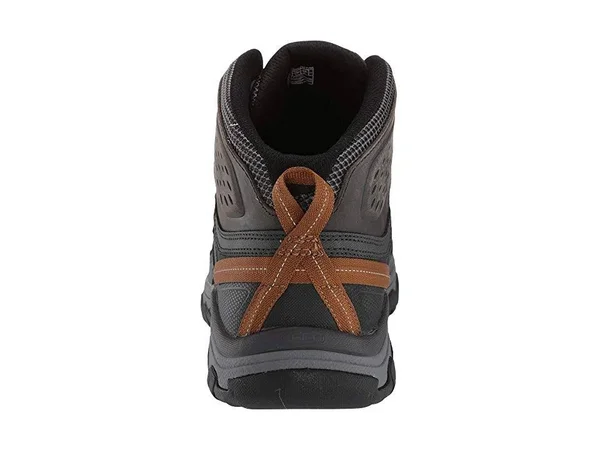 Keen Men's Targhee Vent Mid Boot - 7 - Raven - Bronze Brown