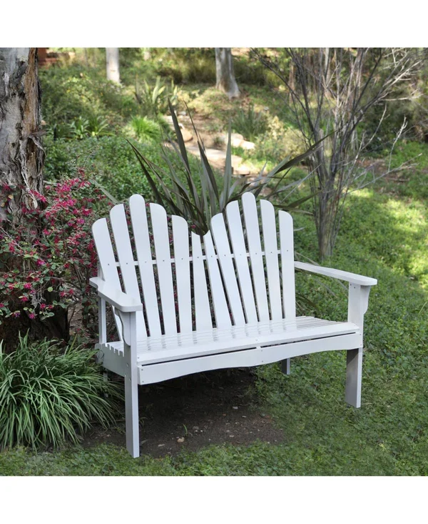 Shine Company Westport Loveseat - Burnt Brown
