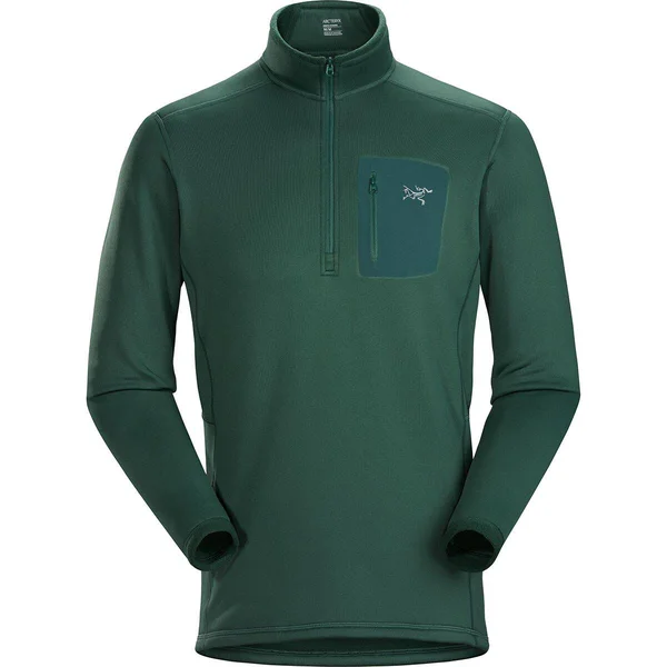 Arc&teryx Men's RHO AR Zip Neck, Dark Elysium, Size M