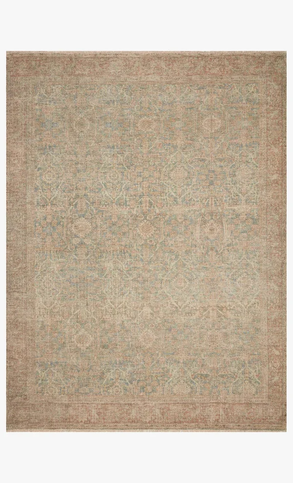 Loloi Priya PRY-06 Denim Rust Rug - 3 ft 6 in x 5 ft 6 in