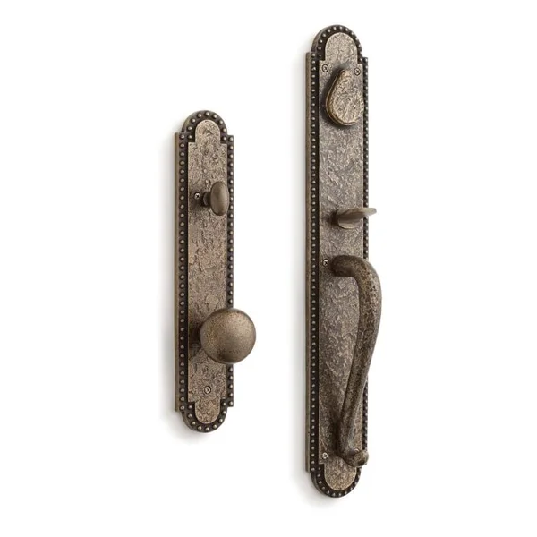 Signature Hardware 946284-Ke-238 Marconi Solid Brass Full Plate Keyed Entry Single - Gold