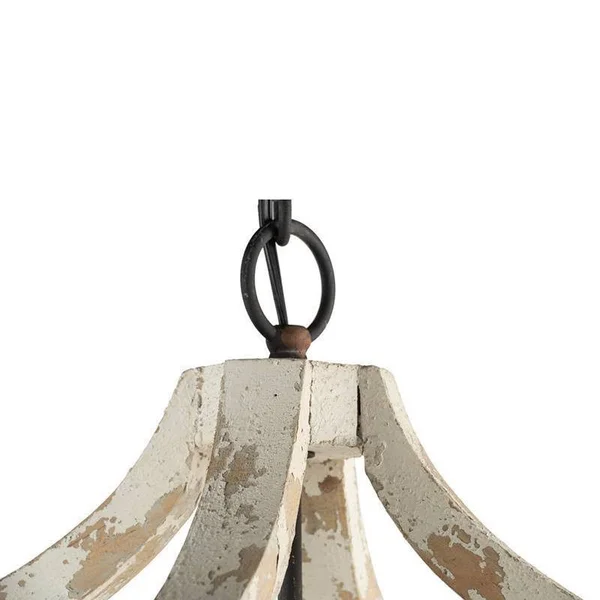 Au0026B Home Andreas Winged Chandelier, White