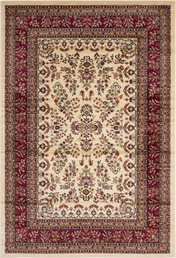 Safavieh Lyndhurst Traditional Oriental Rug - Ivory/Red