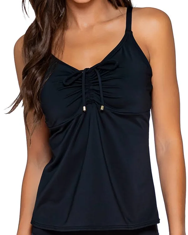 sunsets Swimwear Black Avery Tankini 34E/32F/30G, Blck, 74