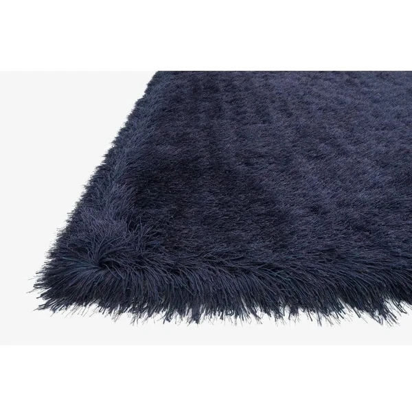 Loloi Allure Shag AQ-01 5& x 7&6x22 Sapphire Rug