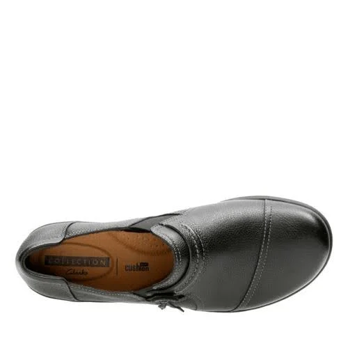 Clarks Cheyn Madi Black Tumbled (Size: 6.5, Width: W)