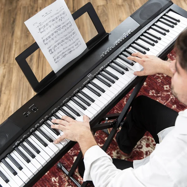 Best Choice Products 88-Key Digital Piano Set with Weighted Keys, Sustain Pedal and Stand, Black