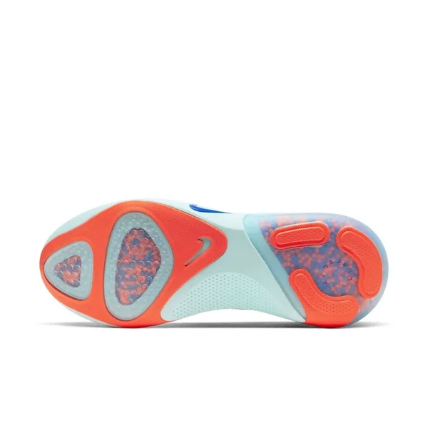Nike Men's Joyride Run Flyknit Running Shoes AQ2730-100 - White/Platinum Tint/Bright Mango/Racer Blue - 10.5M