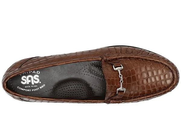 SAS Women's Metro Cognac Croc 10.5 Medium