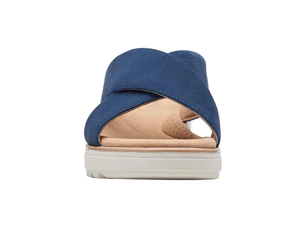 Clarks Women's Collection Jillian Gem Sandals - Navy Suede