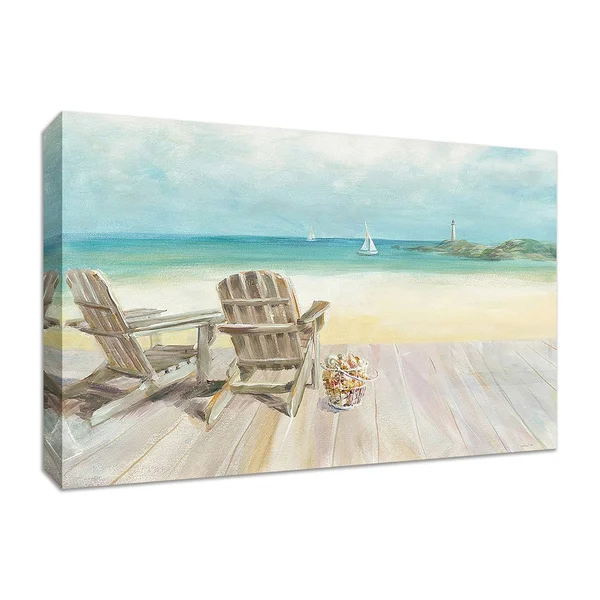 38x22 x 57x22 Seaside Morning No Window by Danhui Nai Fine Art Giclee Print