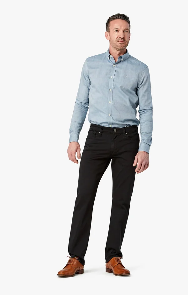 34 Heritage Men's Courage Mid Rise Straight Leg Jeans