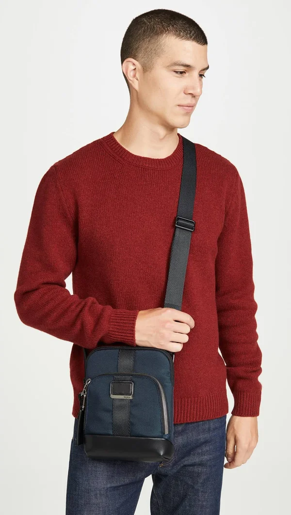 Tumi - Alpha Bravo - Barksdale Crossbody Navy