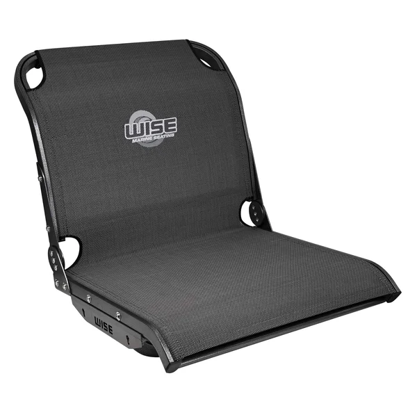 Wise 3374 Aero x Cool-Ride Mesh Mid-Back Boat Seat - Carbon Grey