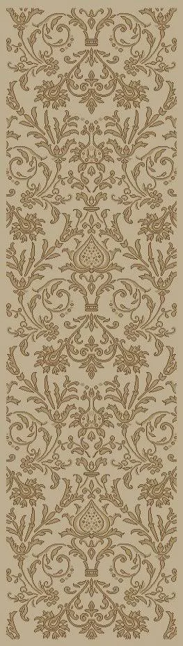 Concord Jewel Damask Rug Ivory