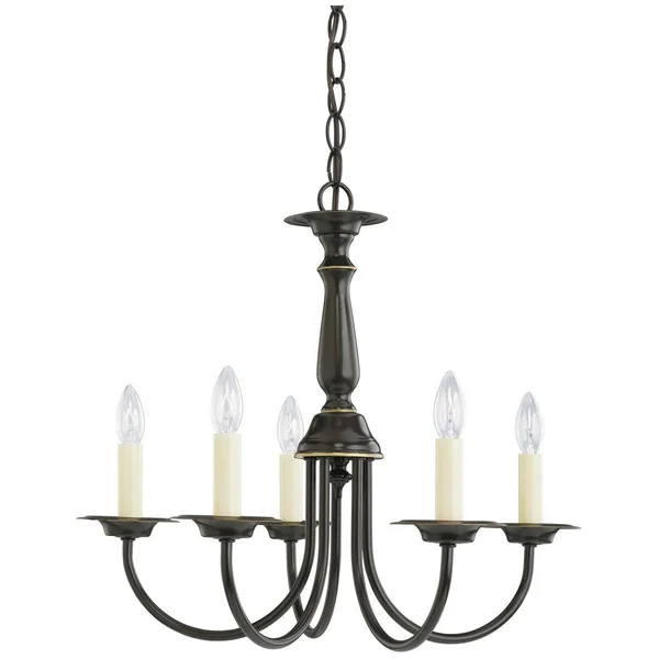 Sea Gull Lighting - 3916-02 - Five Light Chandelier Polished Brass