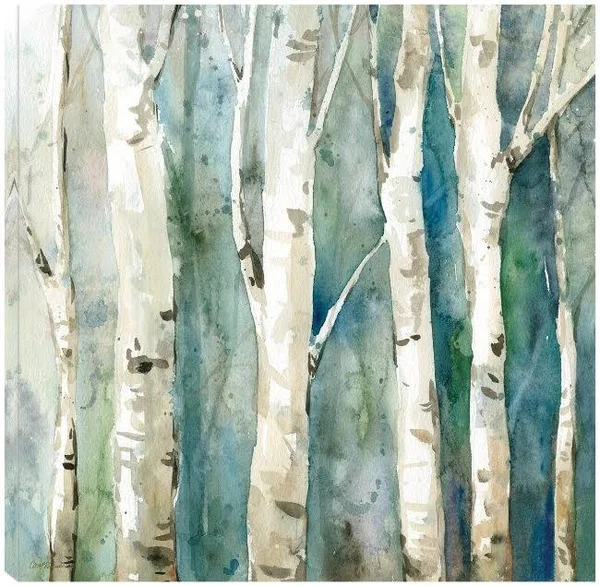 River Birch II Canvas Prints by Carol Robinson 22X22 Fineartcanvas