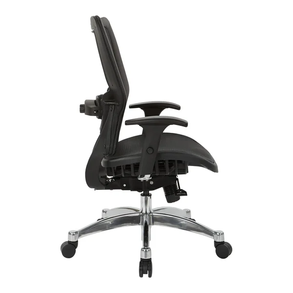 Black Vertical Mesh Back Chair