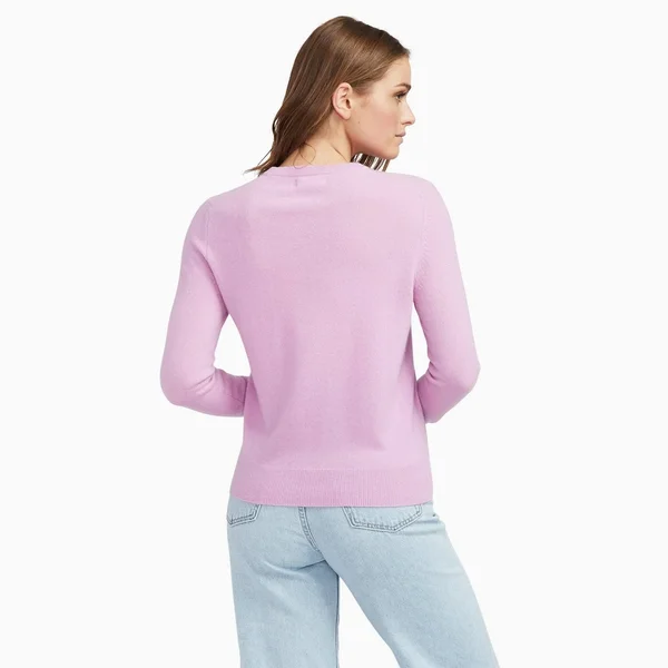 The Essential Cashmere Sweater Womens Lilac, Xxs by NAADAM