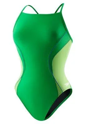 Speedo Powerflex Revolve Splice Swimsuit Size - 28