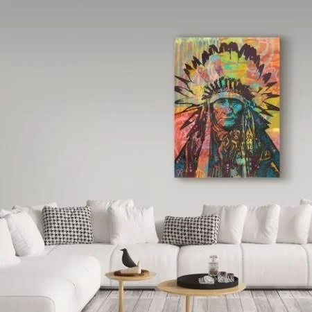 Trademark Fine Art Ali34083-C1824Gg Dean Russo 'Native American II' CA
