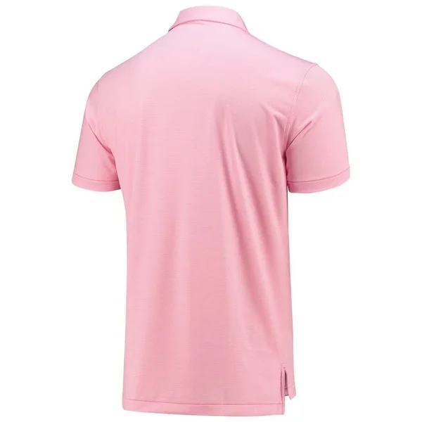 Peter Millar 2021 PGA Championship Pink Jubilee Striped Performance Polo Size: Small