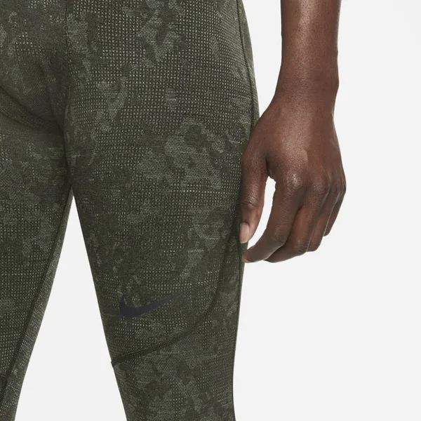 Nike Men's Training Tights in Green - Size: XL, CU6736-355