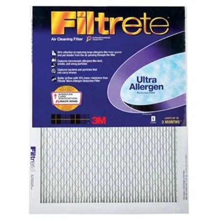 Filtrete Md20x20 1250 1500 Ultra Advanced Allergen Filter#44; Pack of 2 - Size: 20 x 20, Gray, 20 x 20 x 1
