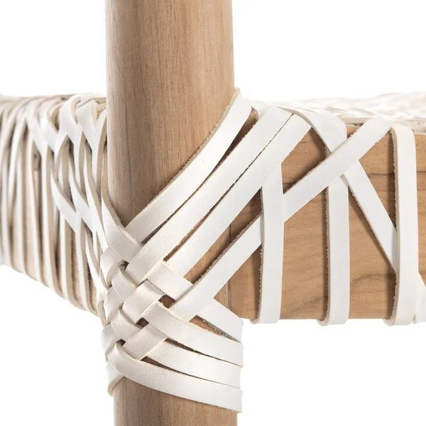 Safavieh Bandelier Barstool - White