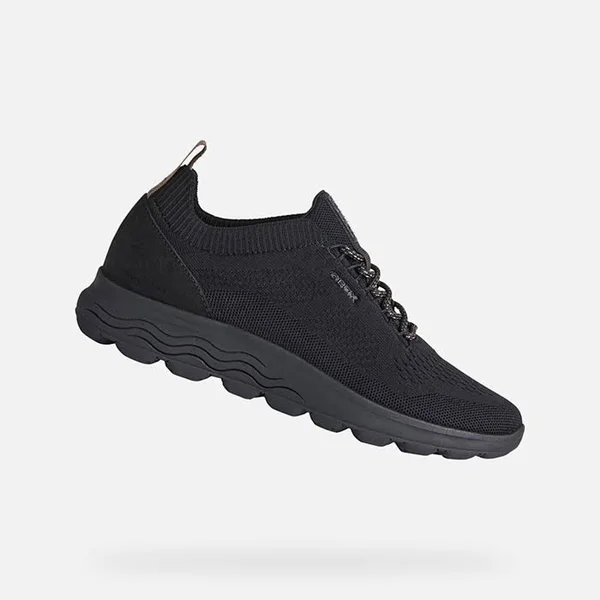 Geox Spherica Sneaker - Size 8Us in Black/Black at Nordstrom