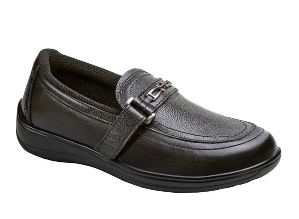 OrthoFeet Women's Chelsea - Black Leather