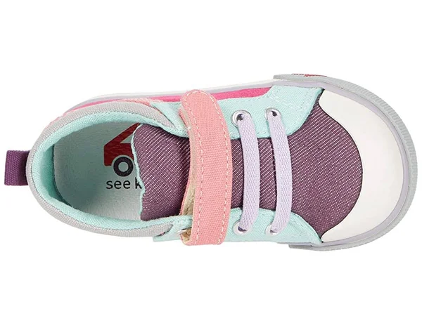 See Kai Run - Kristin Sneakers for Kids, Purple/Berry, 8 M Toddler