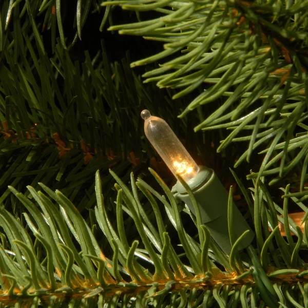 National Tree Company - 7.5ft. Feel Real Down Swept Douglas Fir Pencil Slim Hinged Tree with 350 Clear Lights