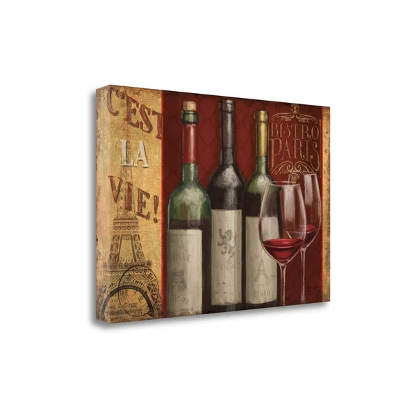 20x22 x 29x22 Bistro Paris I by Janelle Penner Fine Art Giclee Print