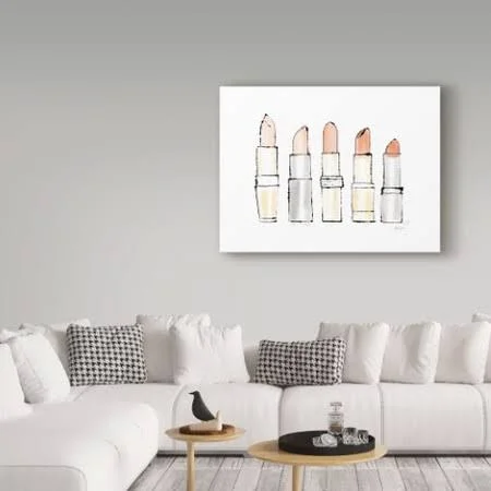 Trademark Fine Art 'Beauty and Sass Pink II' Canvas Art by Sue Schlabach