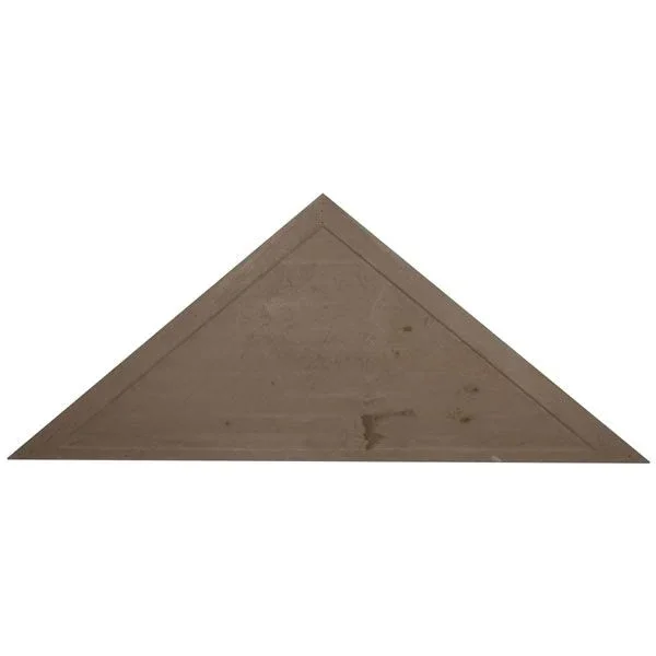 Ekena Millwork GVTR65X27D 65-inch W x 27-inch H x 2 1/4-Inch P Pitch 10/12 Triangle Gable Vent, Decorative