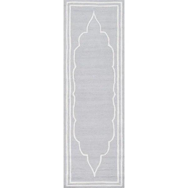 nuLOOM Mtvs172a Hand Hooked Tari 4& x 6& Grey Area Rug